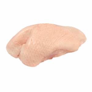 Gänsebrust mit Haut und Knochen